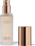 Satin Silk Longwear Foundation from Sculpted by Aimee (Fair 2.0) - Lightweight, Hydrating & Buildable High Coverage, Sweat-Resistant Foundation