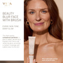 VITA LIBERATA Beauty Blur Dark 30ml & Brush Bundle, BB/CC Cream, Hydrating complexion booster, Radiant Glow & Flawless Finish, Colour Corrector, Tinted Primer, Flawless application blending brush VITA LIBERATA Beauty Blur Dark 30ml & Brush Bundle, BB/CC Cream, Hydrating complexion booster, Radiant Glow & Flawless Finish, Colour Corrector, Tinted Primer, Flawless application blending brush