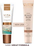 VITA LIBERATA Beauty Blur Light 30ml & Brush Bundle, BB/CC Cream, Hydrating complexion booster, Radiant Glow & Flawless Finish, Colour Corrector, Tinted Primer, Flawless application blending brush