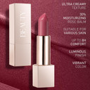 Beauty Searcher Metallic Shine Lipstick 3D Makeup for Woman Velvet Matte Lipsticks Moisturizing No-Stick Cup Lip Makeup, Long Lasting Waterproof Shine Lipstick(Love Burgundy)