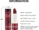 Matte Lipstick Waterproof Long Lasting Moisturizing Lip Stick Sexy Red Pink Velvet Nude Lipsticks Women Cosmetics Lipstick (Rose Bean Paste) Matte Lipstick Waterproof Long Lasting Moisturizing Lip Stick Sexy Red Pink Velvet Nude Lipsticks Women Cosmetics Lipstick (Rose Bean Paste)