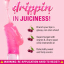 Revolution, Pout Lip Oil, Nourishing Tinted Lip Oil, High Shine, Non-Sticky Finish, Vegan & Cruelty-Free, Raspberry Pink, 4ml