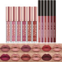 Beauty Searcher 12 pieces lipstick make-up set, 6 pieces velvety, matte, liquid lipsticks + 6 pieces lip liner pencil, waterproof, durable professional lip gloss kit lip make-up gift set Beauty Searcher 12 pieces lipstick make-up set, 6 pieces velvety, matte, liquid lipsticks + 6 pieces lip liner pencil, waterproof, durable professional lip gloss kit lip make-up gift set