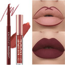 Beauty Searcher 12 pieces lipstick make-up set, 6 pieces velvety, matte, liquid lipsticks + 6 pieces lip liner pencil, waterproof, durable professional lip gloss kit lip make-up gift set Beauty Searcher 12 pieces lipstick make-up set, 6 pieces velvety, matte, liquid lipsticks + 6 pieces lip liner pencil, waterproof, durable professional lip gloss kit lip make-up gift set