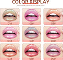 6 Colors Peel Off Mask Lip Gloss Set, Tattoo Magic Color Matte Natural Reveal Lip Stain Lip Tint, Waterproof Long Lasting Highly Pigmented Color Lip Gloss Lipstick Makeup for Women and Girls, Kit C