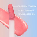 Sacheu Lip Glaze Elixir. Nourishing and Moisturizing Lip Gloss for Women. Hydrating and Plumping Lip Gloss Enriched with Collagen. Smooth High-Shine Finish. Vegan & Cruelty-Free, Bunny Tongue (Pink)