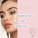 Lip Duo 2-in-1 Lipstick & Liner from Sculpted by Aimee (Bare) - Travel-Friendly, Double-Ended Lip Duo to Sculpt, Shape & Colour Lips