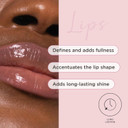 Line & Shine Duo Rose from Sculpted by Aimee - 2-in-1 Long-Lasting Creamy Liner and Clear Gloss with Shea Butter and Raspberry Seed Oil