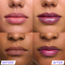 Wonderskin Lip Gloss - Wonderskin Blading Top Gloss, Hydrating and High Shine Finish Lip Makeup (Blue Glitter)