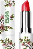 Organic Harvest Moisture Matte Lipstick - Cherry Red | Long-lasting Red, Creamy Matte Lipstick | Hydrating Formula | Certified Organic Makeup | Cruelty-free & Vegan, 4gm