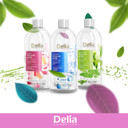Delia Cosmetics - Moisturizing Micellar Water - Facial Cleanser with Hyaluronic Acid - Clean, Soft, Fresh & Calm Face Skin - Make-Up Remover - 500ml
