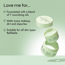 The Beauty Crop Avocado Cleansing Balm Refill - Nourishing & Hydrating, Suitable For All Skin Types, Vegan Friendly - 100 ml