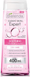 Bielenda Clean Skin Expert - 3-In-1 Soothing Micellar Water For Make-Up Removal And Cleansing Of The Face, Eyes And Lips - Clean Skin Expert 3 In 1 Soothing Micellar Water - 400 ml