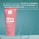 Dr Botanicals Watermelon Cleanser & Makeup Remover 100ml with Salicylic Acid, Glycolic Acid, Lactic Acid, and Gluconolactone - Targets Blemishes and Skin Texture - Infused with Watermelon Seed Oil