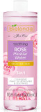 Bielenda Rose Care Water Soothing Make-Up Remover for Sensitive Skin Cleaning Toning Effect Anti-aging Hyaluronic Acid