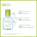 Bioderma Sébium H2O Micellar Water - Purifying Cleanser to Remove Make Up, Impurities & Pollution for Acne Prone, Oily & Combination Skin - Prevent Blemishes, 500ml