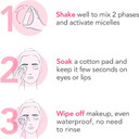 Bioderma Sensibio H2O Eye - Sensitive Skin Waterproof Makeup Remover for Eyes & Lips, Biphase Formula Micellar Water to Soothe, Moisturise & Repair Skin, 125ML