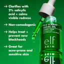 e.l.f. SKIN PLZ Clarify Facial Oil, Face Oil for Treating & Preventing Spots, Helps Calm Redness, Made with Salicylic Acid, Vegan & Cruelty-Free, 30ml