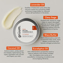 grüum 3-in-1 Melting Cleansing Balm 100ml  Makeup Remover Balm & Face Cleanser for Women  Cleansing Butter with Skin-Loving Shea Butter, Coconut Oil, Clary Sage & Eucalyptus  Vegan & Plastic-Free