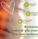 The Eye Doctor Tea Tree Eyelid Wipes - Suitable for use with Blepharitis, Dry Eyes, Sensitive Eyes & MGD - 80 x Biodegradable Tea Tree Eyelid Cleaning Wipes - Detergent and Preservative Free