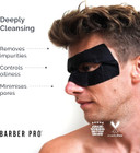 BARBER PRO SUPER EYE MASK Mens Face Mask Detox Hydrate Moisturising Bamboo Sheet Natural Skincare For Puffy Eyes & Dark Circles Vegan Multi Award Winning Brand