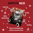 BARBER PRO SUPER EYE MASK Mens Face Mask Detox Hydrate Moisturising Bamboo Sheet Natural Skincare For Puffy Eyes & Dark Circles Vegan Multi Award Winning Brand