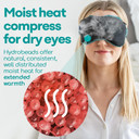 Medi Grade Heated & Cooled Eye Mask - Black Silk, 8.27in. x 3.74in., Pull On, Hot & Cold Therapy, HydroBead Technology, Color-Changing Safety, Ideal for Dry Eyes, Puffy Eyes, Migraine Relief