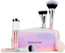Revolution Beauty Glam Up Brush Gift Set, 7-Piece Eye, Face & Cheek Makeup Brush Collection With Makeup Bag, Vegan & Cruelty-Free Revolution Beauty Glam Up Brush Gift Set, 7-Piece Eye, Face & Cheek Makeup Brush Collection With Makeup Bag, Vegan & Cruelty-Free