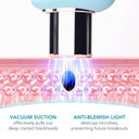 FOREO KIWI Whitehead & Blackhead Remover Tool, Facial Blackhead Remover Vacuum for Face & Nose, Pore Remover & Pimple Popper, Quick & Effective Device with Anti-Blemish Light