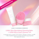 FOREO LUNA 4 plus Facial Cleansing Brush - NIR + LED Red LED Mask - Deep Cleansing & Firming Silicone Brush - Antiaging Face Massager - Microcurrent Face Sculptor - Face Care Sensitive skin