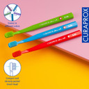 Curaprox CS Kids Toothbrush | For Children Ages 4-12 | Ultra Gentle Cleaning | 5500 Curen® Filaments | Single Pack | Purple