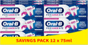 Oral-B Pro Junior Toothpaste 6-12 Years 12 x 75 ml Multipack
