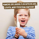 Jack N' Jill Kids Buzzy Brush Electric Musical Toothbrush - Kids Electric Toothbrush Age 3 and Up, Singing Toothbrush, Tri Color LED, Water Resistant, Child Safe, Battery Operated, Pack of 1