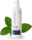 Waken Whitening Mouthwash, clinically Tested whitening Formula for up to 5 Shades Whiter Teeth, Prevents Enamel Stains, Alcohol-Free, Vegan, Recycled Packaging, Natural Peppermint Flavour, 500ml Waken Whitening Mouthwash, clinically Tested whitening Formula for up to 5 Shades Whiter Teeth, Prevents Enamel Stains, Alcohol-Free, Vegan, Recycled Packaging, Natural Peppermint Flavour, 500ml