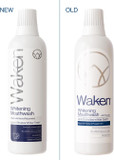 Waken Whitening Mouthwash, clinically Tested whitening Formula for up to 5 Shades Whiter Teeth, Prevents Enamel Stains, Alcohol-Free, Vegan, Recycled Packaging, Natural Peppermint Flavour, 500ml Waken Whitening Mouthwash, clinically Tested whitening Formula for up to 5 Shades Whiter Teeth, Prevents Enamel Stains, Alcohol-Free, Vegan, Recycled Packaging, Natural Peppermint Flavour, 500ml