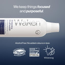 Waken Whitening Mouthwash, clinically Tested whitening Formula for up to 5 Shades Whiter Teeth, Prevents Enamel Stains, Alcohol-Free, Vegan, Recycled Packaging, Natural Peppermint Flavour, 500ml Waken Whitening Mouthwash, clinically Tested whitening Formula for up to 5 Shades Whiter Teeth, Prevents Enamel Stains, Alcohol-Free, Vegan, Recycled Packaging, Natural Peppermint Flavour, 500ml
