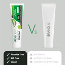 Aloe Dent Charcoal Toothpaste Fluoride Free, Natural Action, Vegan, Cruelty Free , SLS Free, Whitening, Healthy Gums , 100 ml