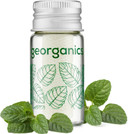 Georganics Plastic-Free Natural Dental Floss - Vegan, Cruelty-Free Castor Oil Floss - Spearmint Flavour - Fluoride-Free Oral Health - Eco-Friendly Refillable & Biodegradable - 50m Length