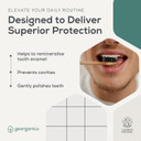 Georganics Fluoride Toothpaste with Hydroxyapatite - 75ml - Fresh Mint - 100% Natural & Sustainable - Superior Protection - Prevent Cavities & Tooth Decay - Fight Plaque - for Fresh Breath