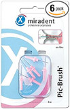 Interdental Brushes from Miradent fits Pic-Brush Holder 6pk Choose Various Sizes (XX Fine 0.45mm-1.6mm)