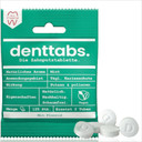 DENTTABS Teeth Cleaning Tablets with Fluorid Pack of 125 The Full-fledged Alternative to Toothpaste, Mint Vegan Plastic-Free Without preservatives. in The Original denttabs compostable Bag