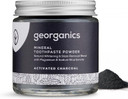 Georganics Mineral Toothpaste Powder - Tea Tree - Stain Removing & Teeth Whitening Powder - 100% Natural - SLS, Glycerine & Fluoride Free - Certified Cosmos Natural, Vegan and Cruelty-Free - 60ml