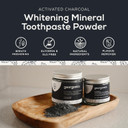 Georganics Mineral Toothpaste Powder - Tea Tree - Stain Removing & Teeth Whitening Powder - 100% Natural - SLS, Glycerine & Fluoride Free - Certified Cosmos Natural, Vegan and Cruelty-Free - 60ml
