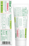 Aloe Dent Charcoal Toothpaste Fluoride Free, Natural Action, Vegan, Cruelty Free, SLS Free, Whitening, Healthy Gums, 100 ml (Pack of 2)