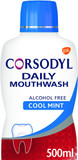 Corsodyl Daily Gum Care Mouthwash with Fluoride, Cool Mint, 500 ml