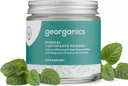 Georganics Whitening Mineral Toothpaste Powder - 60ml - Spearmint - 100% Natural Fluoride Free, SLS Free & Glycerine Free - Stain Removing & Teeth Whitening - Certified Cosmos, Vegan & Cruelty-Free