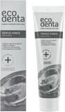 Ecodenta Toothpaste Fluoride Free - Triple Force Teeth Cleaning Plaque Removal Enamel Strengthening Sensitivity Reducing Tooth Paste 100ml