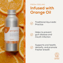 Georganics Whitening Oil Pulling Mouthwash - Orange Flavoured - Plaque-Reducing Coconut Oil Blend - 100% Natural Ingredients - SLS, Glycerine & Fluoride Free - Organic, Vegan, Cruelty-Free - 100ml