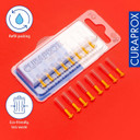 Curaprox CPS 06 Prime Refill Interdental Brushes, Turquoise, 8 Count - 8 x 0.6mm - 2.2mm Internal Toothbrushes