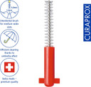Curaprox CPS 07 Prime Refill Interdental Brushes, Red, 8 Count - 8 x 0.7mm - 2.5mm Internal Toothbrushes